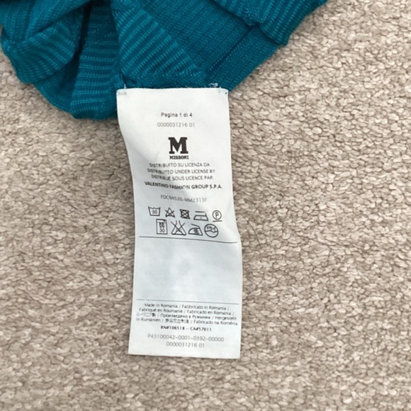 Missoni Turquoise Knit Midi Dress - Picture 6 of 6